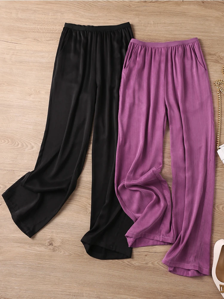 

New Spring Summer Pants for Women Solid Straight Leg Wide Leg Pants Streetwear Women Trousers Women Clothes Cargo Pants Women