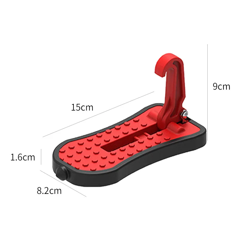

Foldable Auxiliary Pedal Roof Pedal Foldable Car Accessories Car Vehicle Folding Stepping Ladder Foot Pegs Easy
