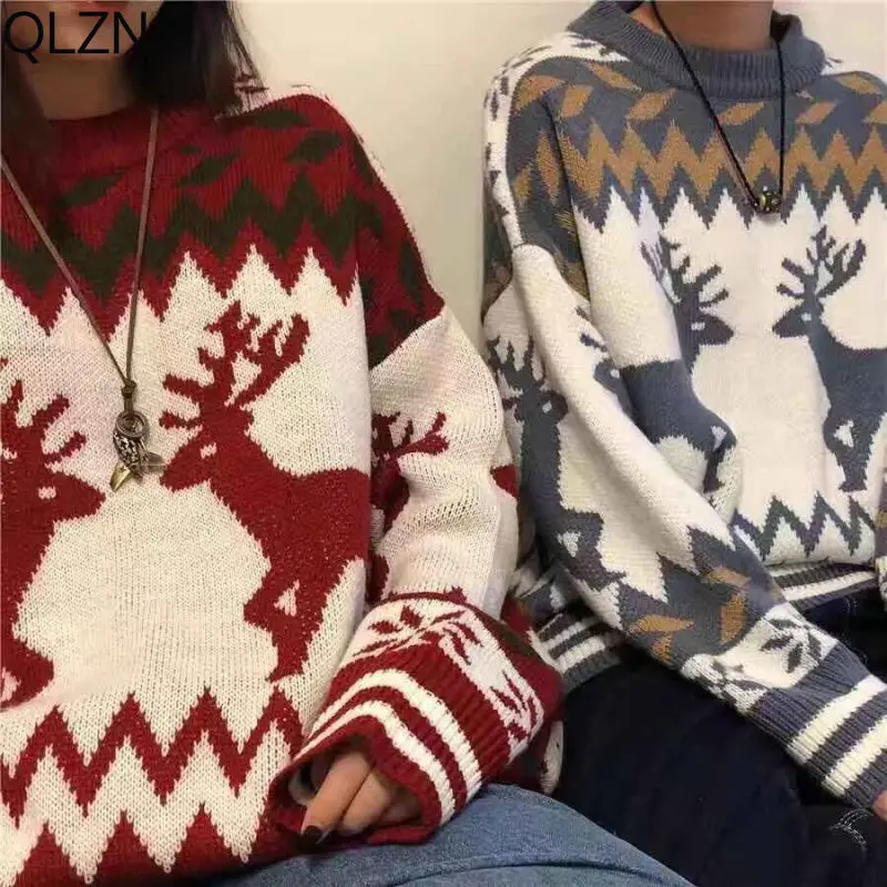 

Ugly Christmas Sweater Men Clothing Knitted Pullovers Women 2023 Fashion Sweaters Y2k Soft Warm Harajuku Casual Vintage Jumper