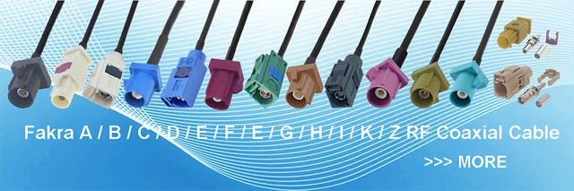 Cavo Antenna GPS Fakra C - Estensione 30cm RG174, Maschio A Doppia Femmina