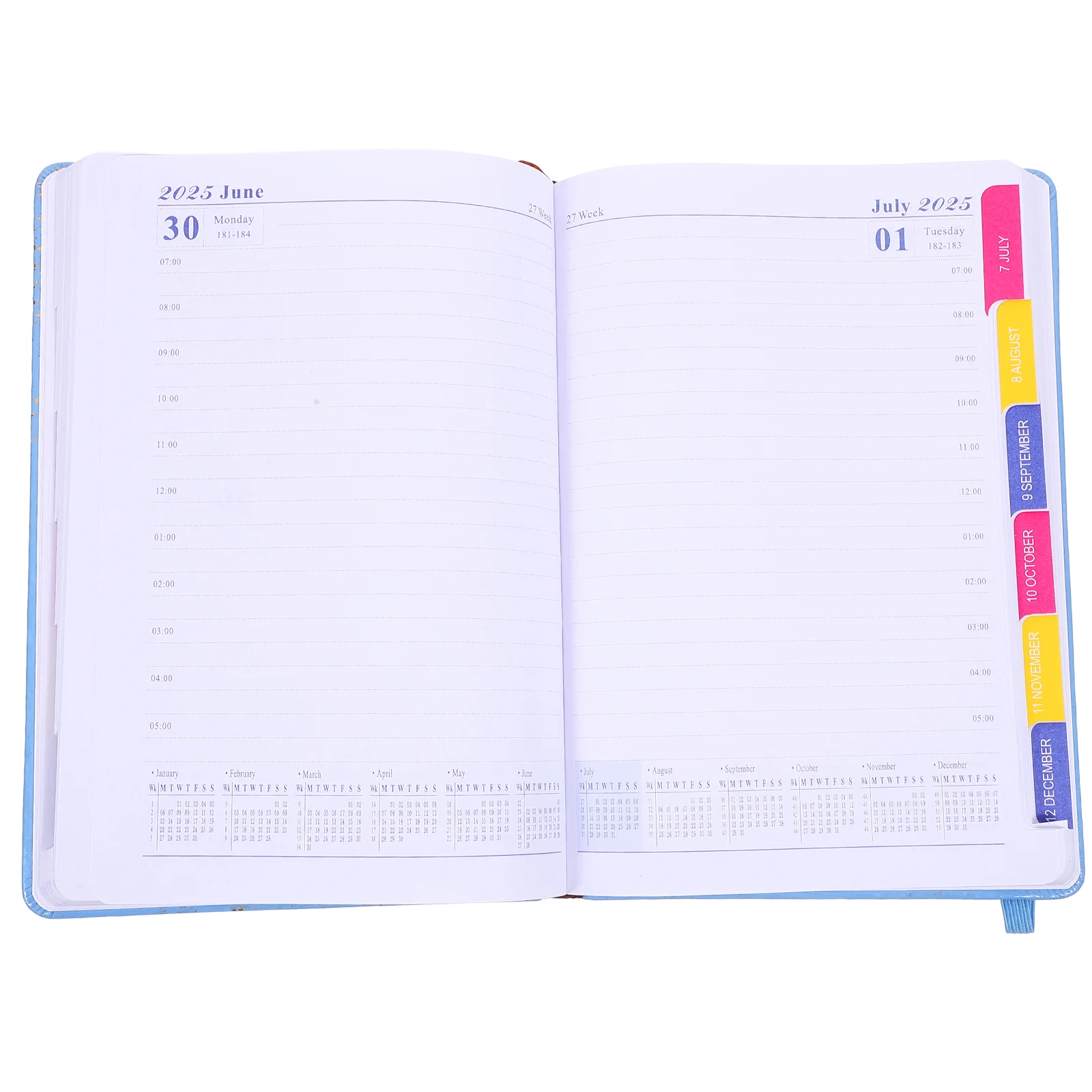 

2025 Schedule Journal Notebook Diary Appointment Planner Notebooks Convenient Academic Delicate Portable