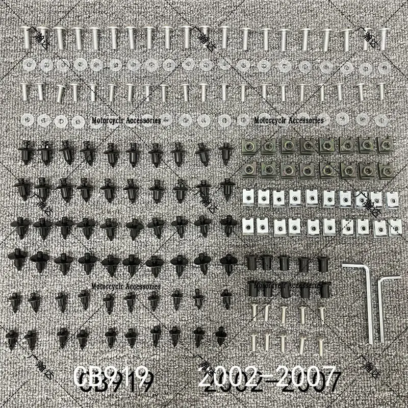 

Fairing Bodywork Kit Bolts Screws For Fit HONDA CB919 2002-2007