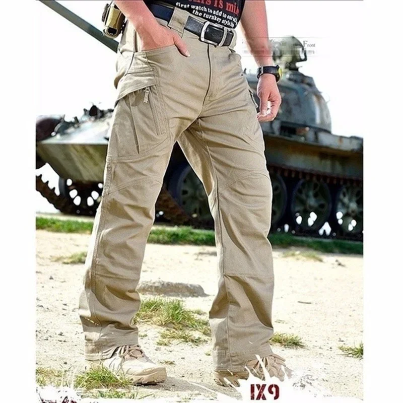 

2023 Mens Lightweight Cargo Pants Elastic Breathable Multiple Pocket Military Trousers Outdoor Joggers Pant Tactical Pants 6XL