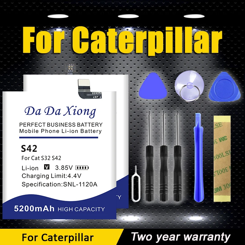 2023 Nuovo Xq6602G App00223 App00262 B25 S42 S50 S60 Bl192 Batteria Per Caterpillar Cat S32 S41 S42 S50 S60 S62 S62Pro B15 B25