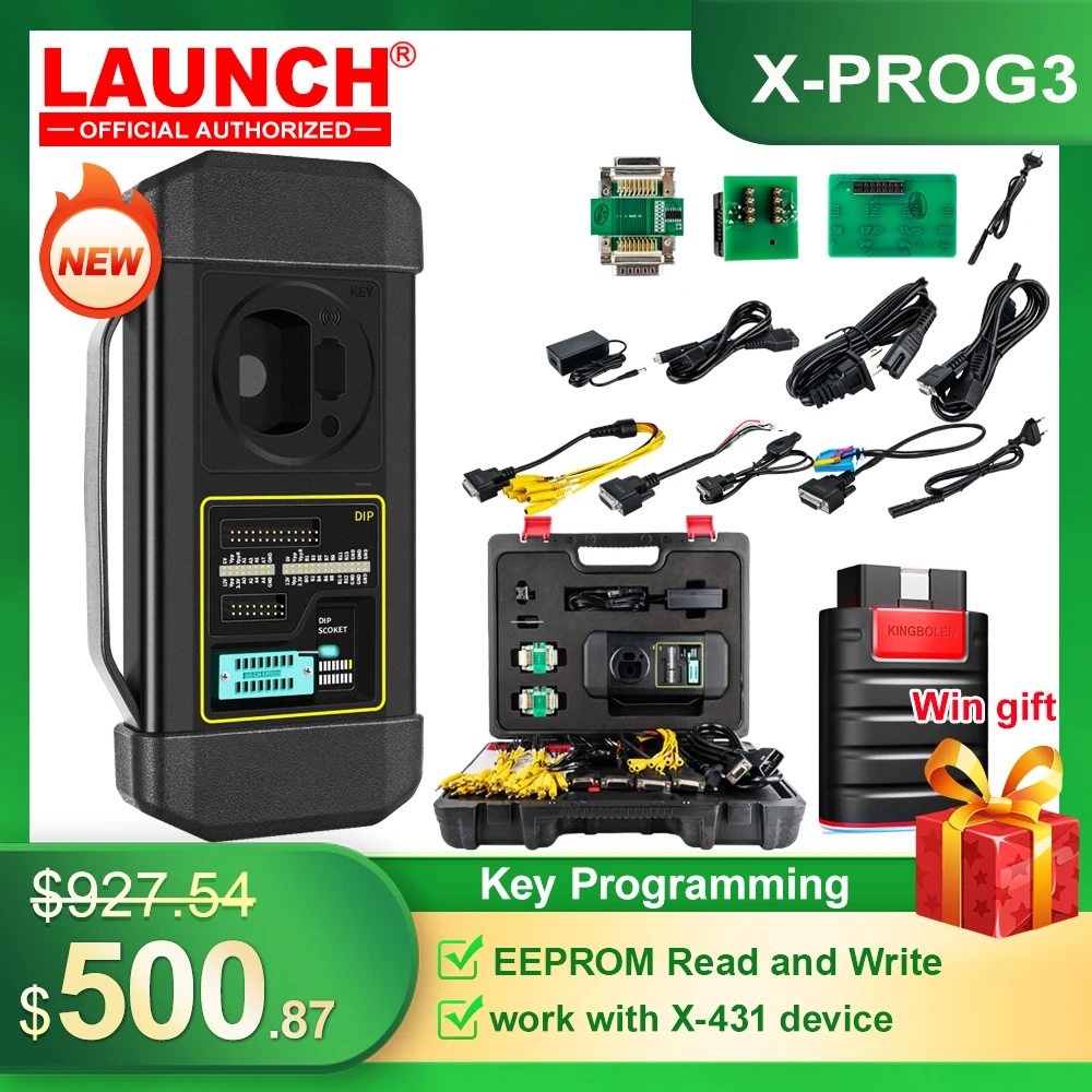 LAUNCH X431 X-PROG 3 Key Programming Diagnostic Tool Auto Professional Immobilizer Programmer XPROG for X431 V V+ PAD V PAD car diagnostic tool