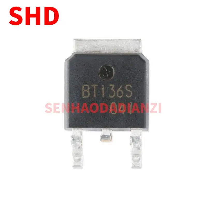

5 шт. оригинальный BT136S TO-252 6A 600V