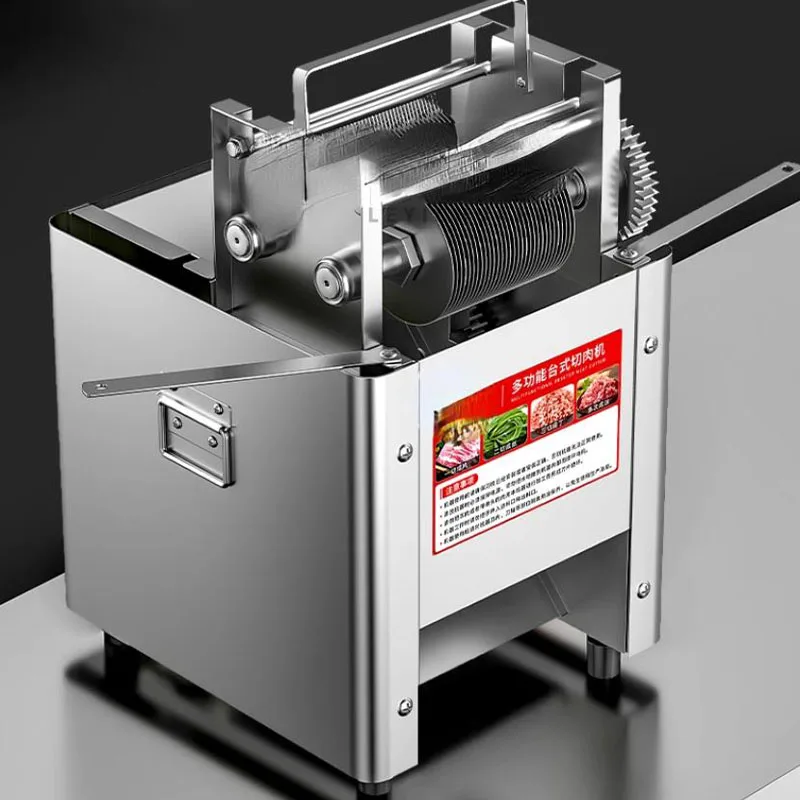 2.5/3.5/5/7/10/15/21MM Electric Meat Slicer Commercial  Vegetable Slicer Household Fully Automatic Fish Fillet Slicer 850W 5