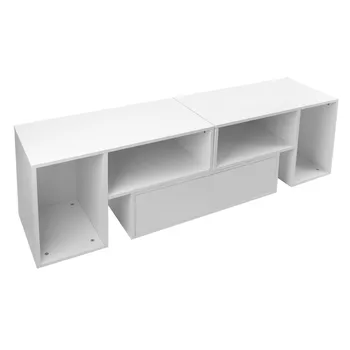Clearance Deal Professional TV Cabinet Stand Panel Set with LED Light and Drawer Modern TV Entertainment Center for Living Room