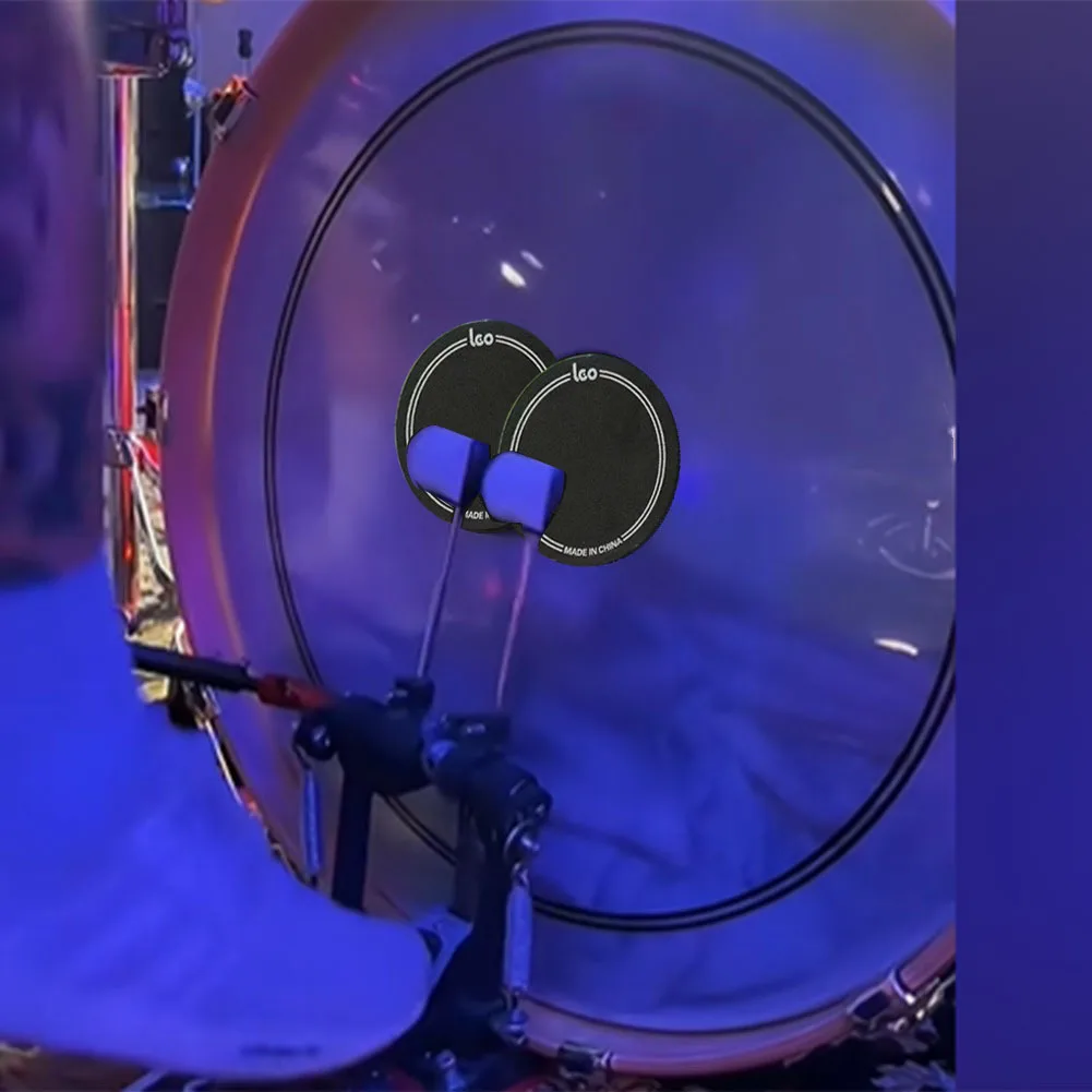 65mm/12.8x6.5cm Bass Drum Pedal Bass Drum Pedal Bass Drum Patch Single Double Pedal Patch Brand New High Quality