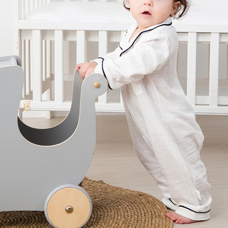Baby Boys or Girls Pajamas Cotton Long Sleeve Newborn Romper Jumpsuits Sleep & Play Newborn Shower Present 4 Sizes