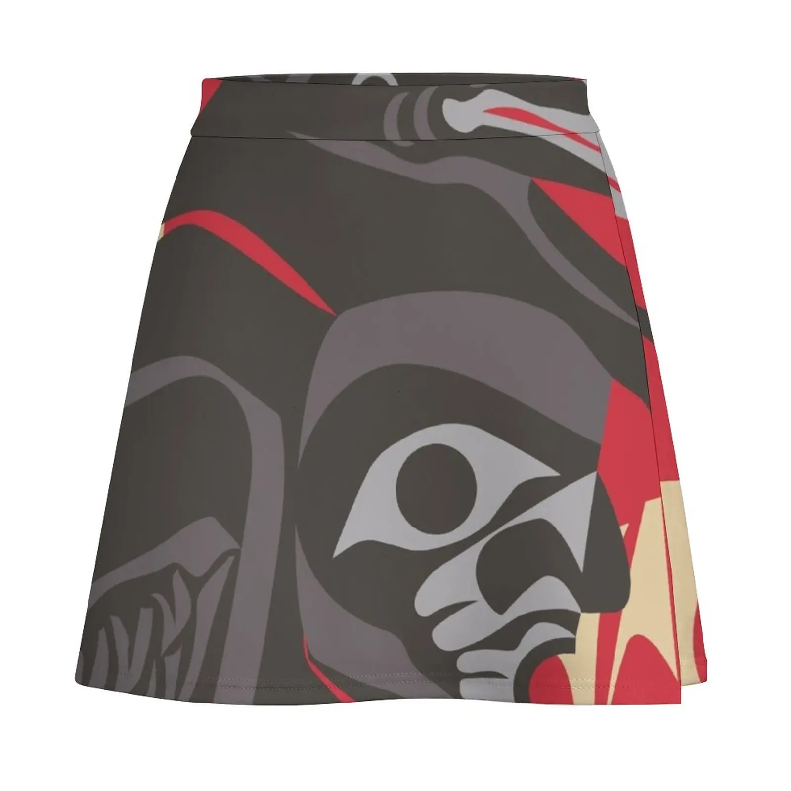 Raven Vision Mini Skirt rave outfits for women novelty in clothes