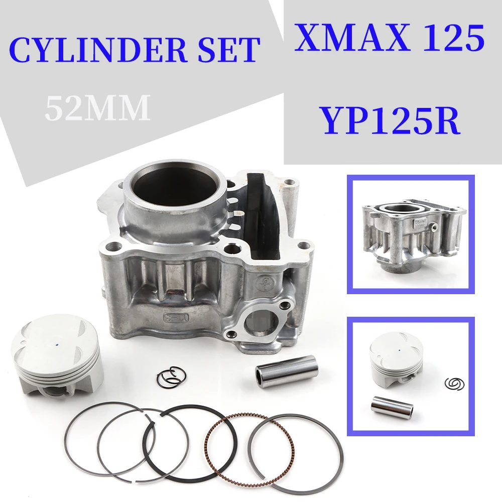 Motorcycle Engine Accessories 125CC Cylinder Piston For YAMAHA