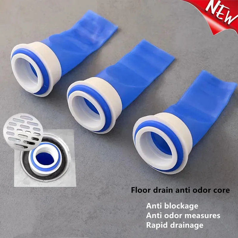 Floor drain filter Floor Drain Anti Odor Smell Sinks Sewer Pipe Silicone Stopper Waste Hair Clogging Water Filter Bathroom Kitchen Toilet Strainers