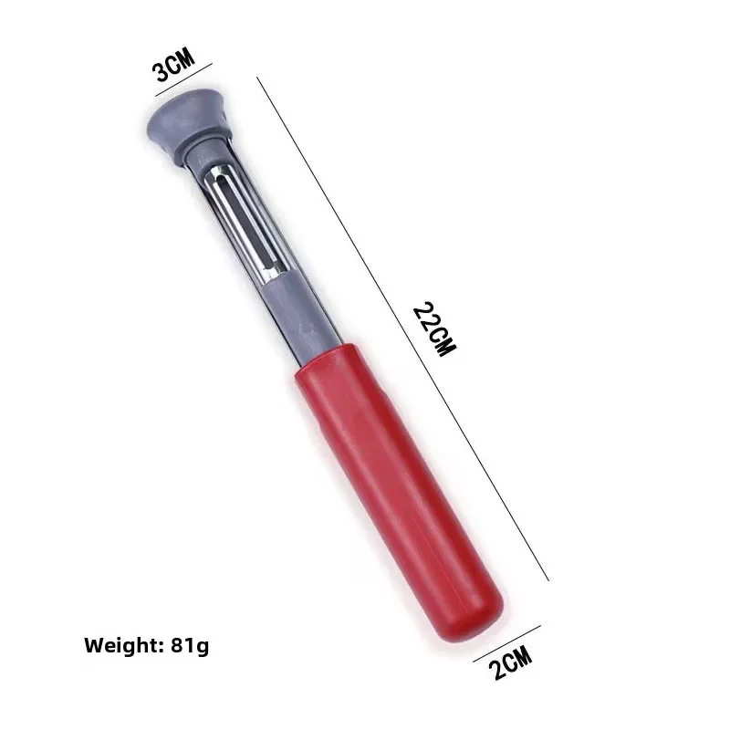 2025 New 2 in 1 Apple Peeler Telescopic Stainless Steel Apple Core Remover Fruit Corer Apple Seed Remover Kitchen Gadgets Tool