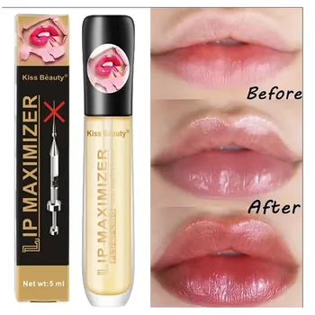 Fast Volumising Lip Plumper Serum Sexy Lip Oil Gloss Increase Lip Elasticity Reduce Fine Lines Brighten Moisturizing Lip Care 1