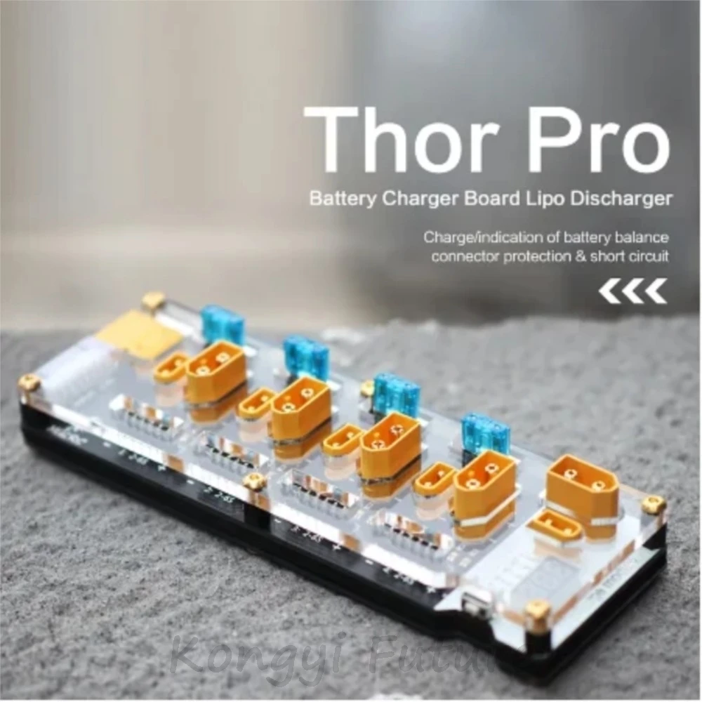 HGLRC Thor PRO LIPO Battery Balancer Charger Board 40A XT60 XT30 2-6S LIPO Charger for IMAX B6 ISDT Q6 Nano Reward6 Pro P6 thumbnail 2