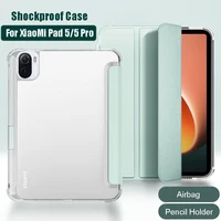 With Pencil Holder Case for Redmi Pad SE 11 Redmi pad 10.61 pro 12.1 Smart Cover Xiaomi mipad 5 11 pro 5 12.4 6 11 7 11.2 Funda 1