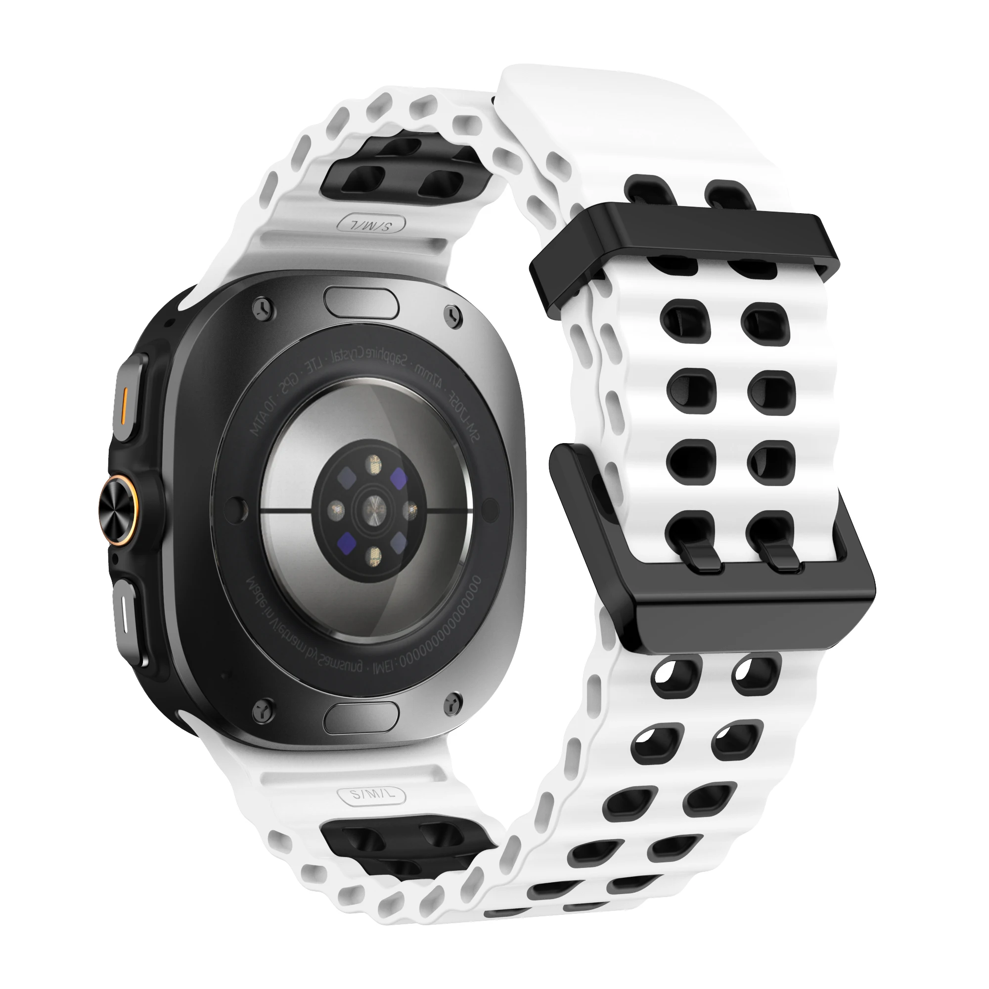 Premium Silicone Marine Sports Band for Smartwatch - Ultra Durable Strap