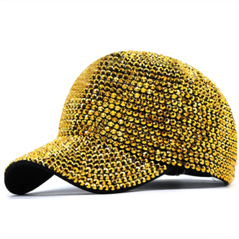 

Baseball Cap Sun Hat Rhinestone Sequin Cap Diamond Bling Hat Cute Cool Summer Hats Fashionable Trucker Hats for Women Men