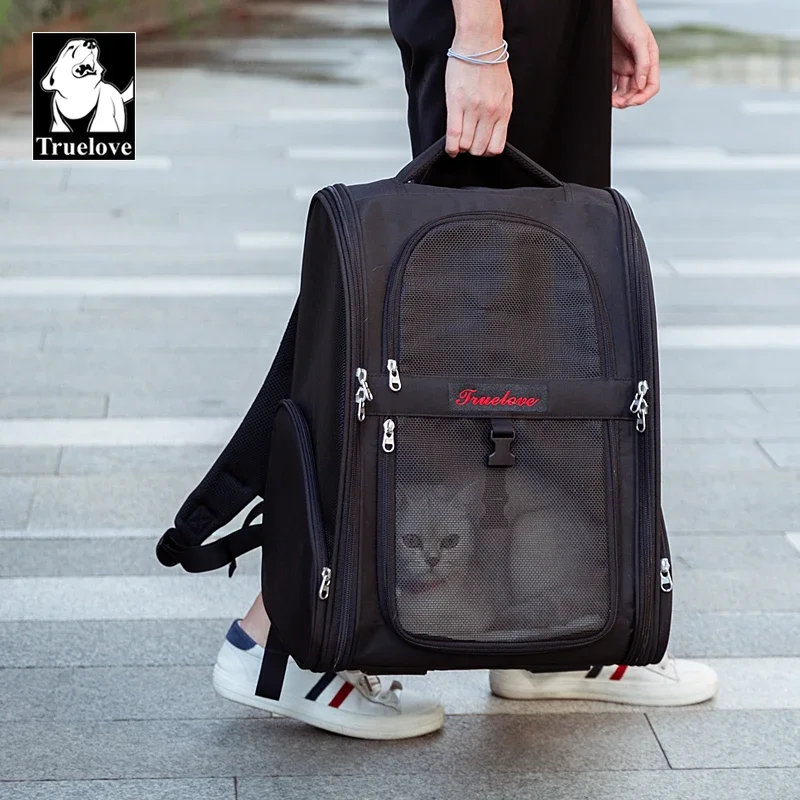 Pet Backpack Nylon Small Cat Dog Outdoor Activity Bag Portable Breathable