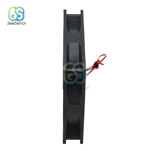 DC 브러시리스 12025 팬, PC 컴퓨터 케이스 쿨러, 120mm, 12cm, 5V, 12V, 24V, 120mm * 120mm * 25mm 팬, 120x120x25mm, 2 핀 6