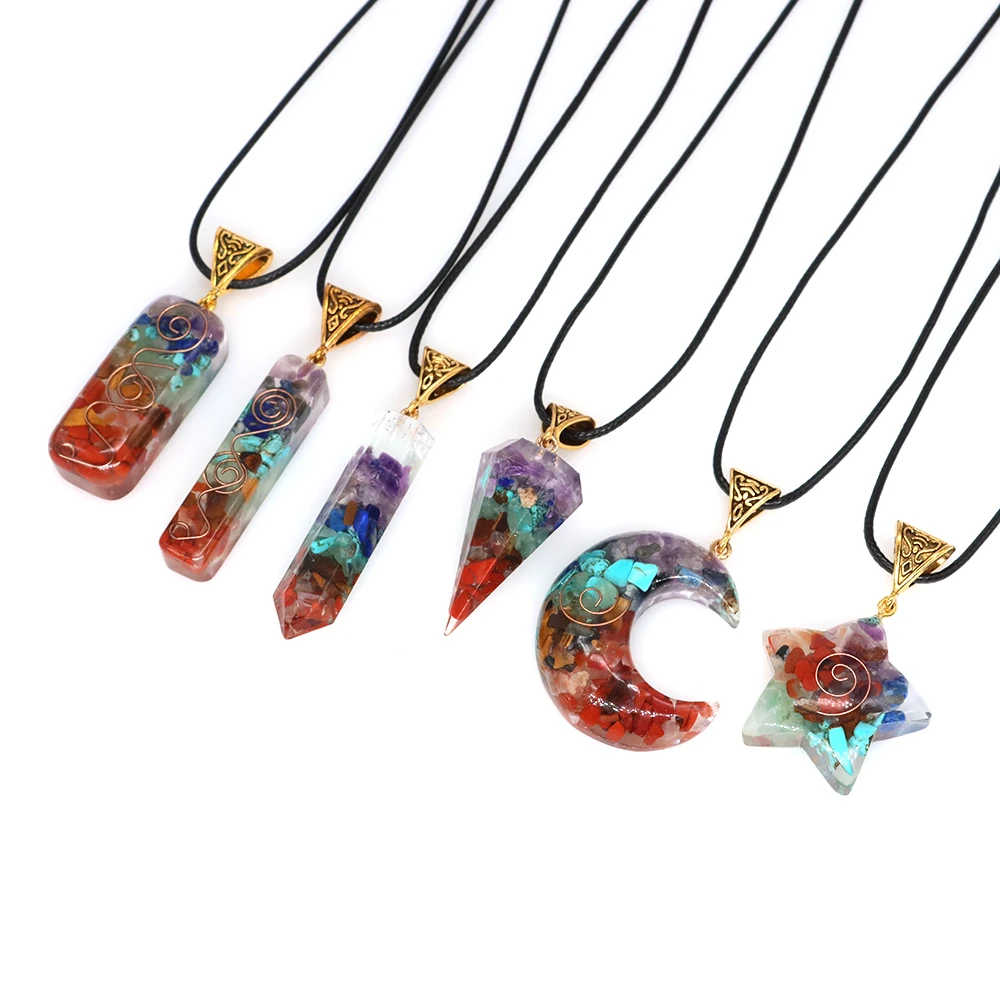 Natural Crystal Gemstone Pendant At ₹ 35/piece In Khambhat | ID: 24927680330 - Foto 3