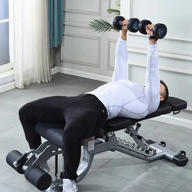 Dumbbell abdominal muscle chair multi-angle adjustment auxiliary equipment home fitness exercise multi-function