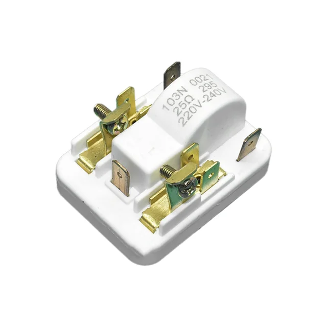 QLZ-6.40A Refrigerator Starter Relay - PTC Compressor Starter Overload Protector Replacement Part