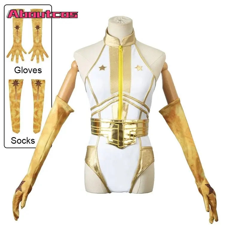 Aboutcos The Boys Starlight Cosplay Costumes Annie January Jumpsuit Erin Moriarty Sexy Bodysuits
