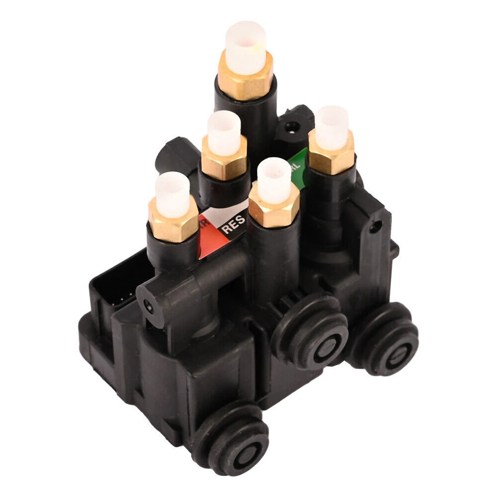 

For Land Rover Range Rover MK IV L405 L494 Rear Air Suspension Solenoid Valve Block 2013-2020 LR070246 LR113342 LR037082 Durable