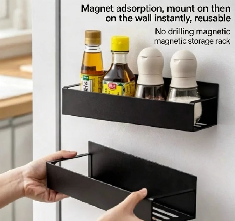 Magnetic Fridge Storage Rack
