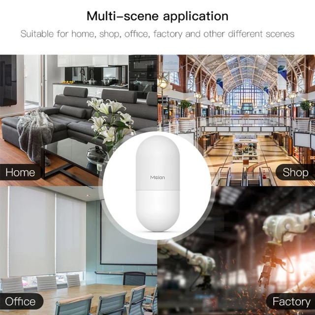 Meian Tuya Zigbee Human Motion Sensor Smart Home PIR Motion Sensor Detector Alarm Security Smart Life Works With ZigBee Gateway 6