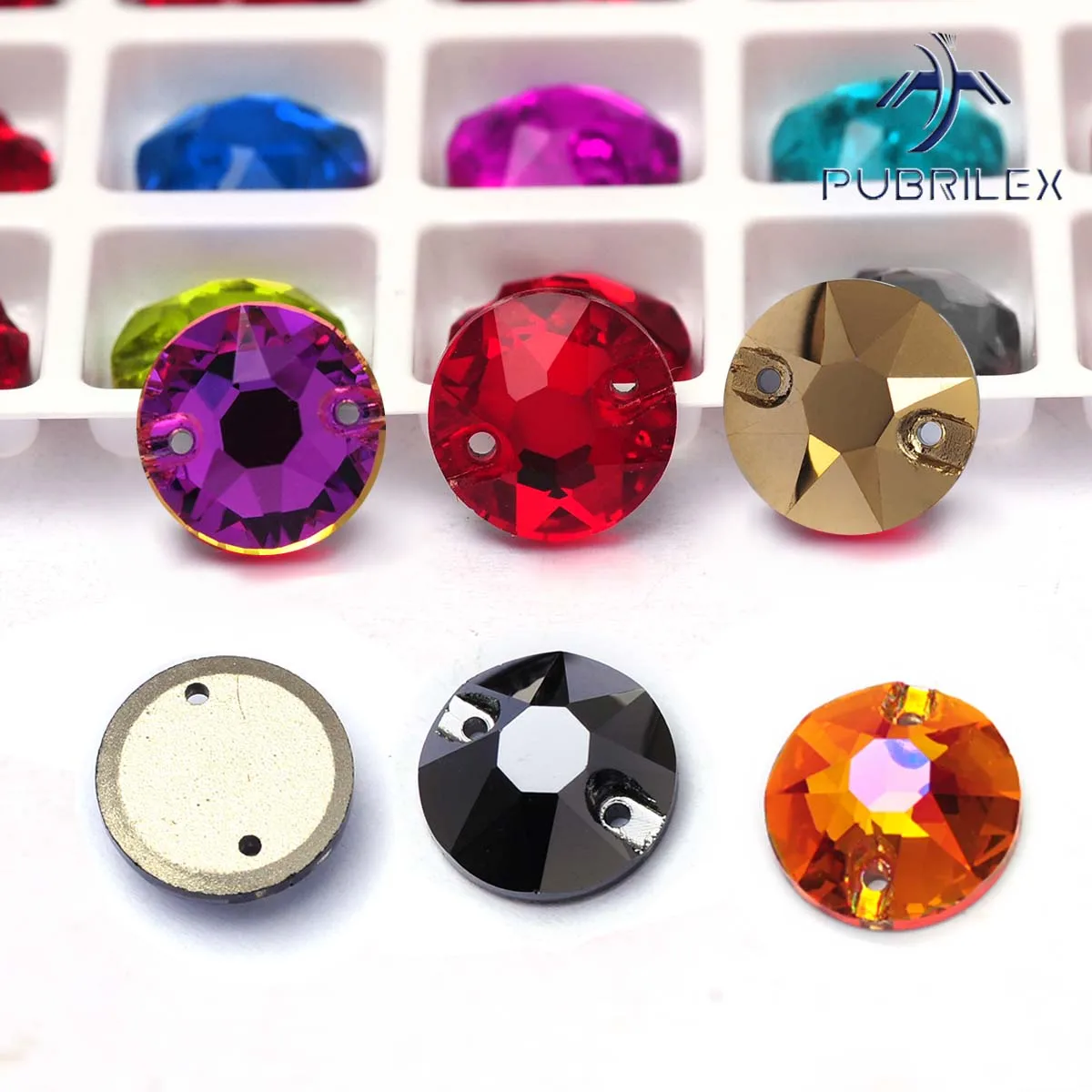 K9 Xirius Glas Strass Alle Farben Nähen Steine Flatback DIY Nähen auf Strasssteine Für Kleid Kleidungsstück Kleidung Taschen Dekoration – Detail 5