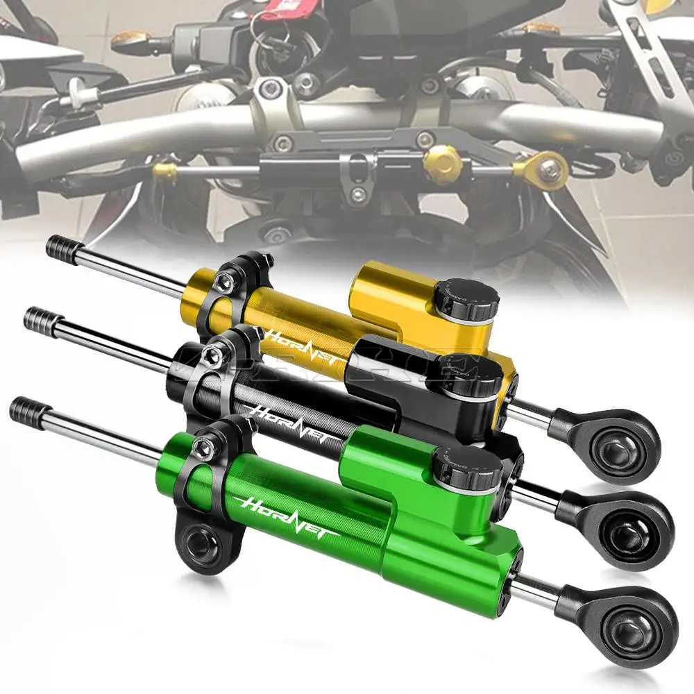 

CNC Aluminum Motorcycle Steering Stabilizer Damper For HONDA CB599 CB600F CB919 HORNET CB 599 919 600F 1998-2006 2005 2004 2003