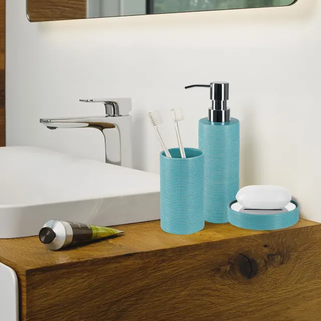 Kőcsőcső Csővezetékes Szappan Adagoló Kék Ø 7X16 Cm - Image 4