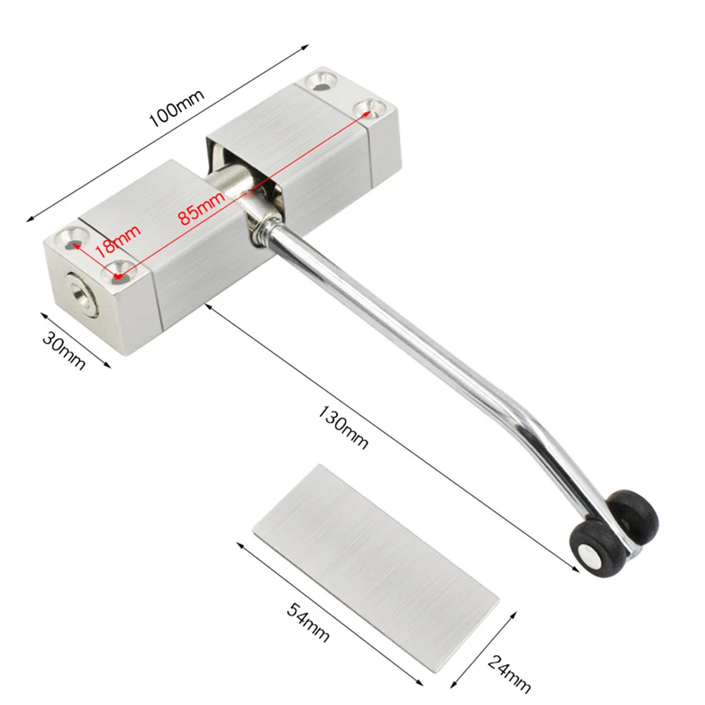 

Adjustable Adjustable Adjustable Surface Door Closer Door Closer Door Closer Household Mounted Spring Stainless Steel