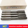 American made machine reamer H7 HSS straight shank reamer 1/8 3/16 1/4 5/16 3/8 1/2 5/8 3/4, Chucking Machine Cutter Tool 1
