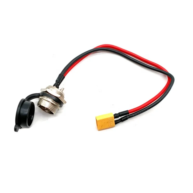 Universal GX16 3 Pins Charging Port for VSETT 8 8+ 9 9+ 10+ ZERO 8 9 10 8X 10X 11X Speedual Electric Scooter GX-16 Socket Plug