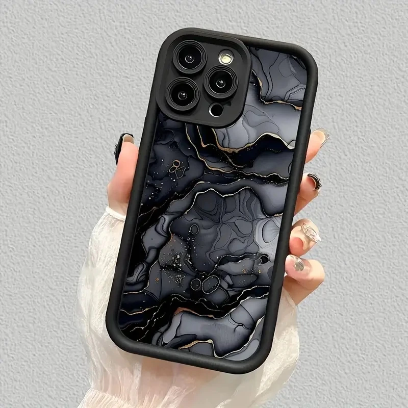 Marble Quicksand Pattern Matte Phone Case