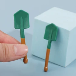 1:12 Dollhouse Miniature Shovel Farming Tool Model Toy Doll House Garden Decor