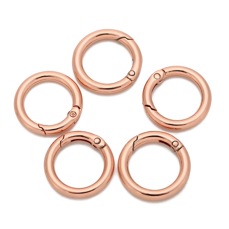 5 Stück 25mm 28mm 30mm offene Feder rings chnalle Schlüssel anhänger Schlüssel anhänger (nie verblassen) runde Spalt ring Schlüssel ringe für Taschen schmuck Finings