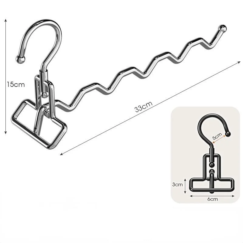 Folding Stainless Steel Clothes Hanger Multifu Travel Hotel Drying Hanger Essential Trips Home Simple Hanging Clothes Hangers