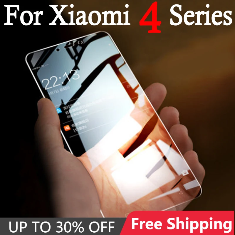 Protective Glass For Xiaomi Redmi Note 4x 4 Tempered glass Xiaomi Mi 4 4c 4i 4s Screen protector on Xiaomi redmi 4 pro 4a 4x