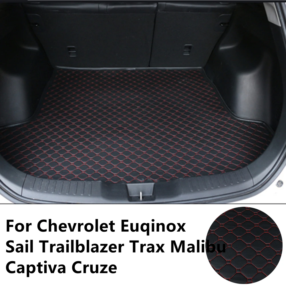 Sj Custom Waterproof Car Trunk Mat Auto Tail Boot Tray Liner Fit For