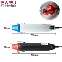 EU US 110V 220V DIY Using Heat Gun Electric Power Tool Hot Air 300W Temperature Gun With Supporting Seat Shrink Plastic DIY Tool 2
