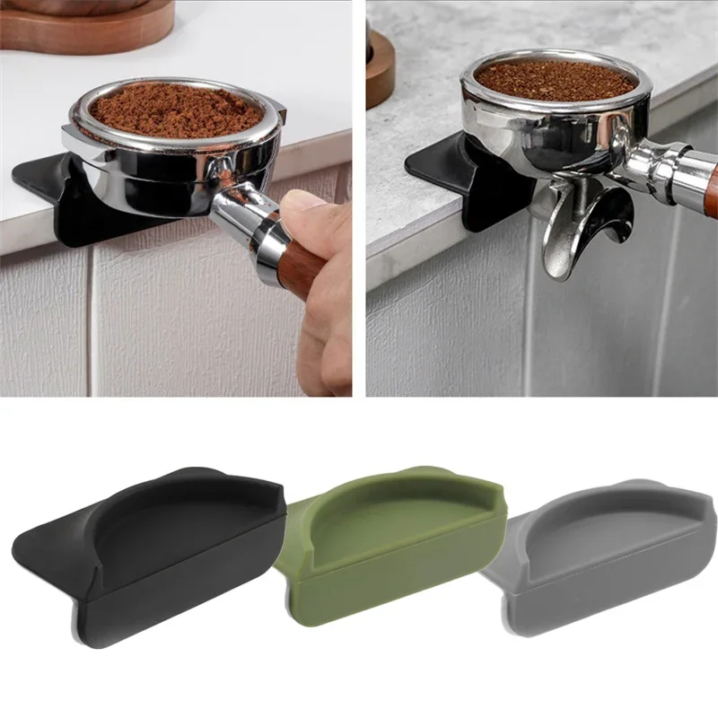 Espresso Tamper Silicone Coffee Tampers Mat Corner Mat Non-slip Coffee Press Pad For 51/54/58mm Portafilters Tamping Barista Tools