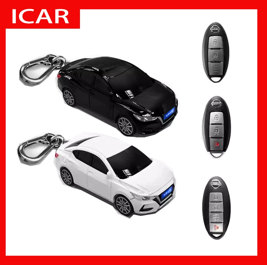 

ICAR для Nissan Sylphy внешний вид 3 4 кнопки для Nissan Qashqai X-Trail T32 T31 Juke J10 J11 Kicks Tiida Pathfinder Автомобильный ключ