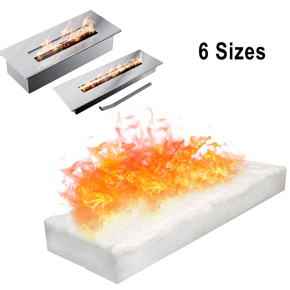 Ceramic Fiber Blanket Ceramic Sponge For Bioethanol Fireplace Resistant Insulation Cotton Firplace Firebox Safety Bio Fire 1pcs ceramic insulation blanket ethanol fireplace accessories