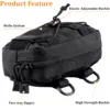 Compact 1000D Nylon Molle Pouch Tactical Admin EDC Gear Utility Pouch Waist Bags for Small Tool Horizontal Modular Organization 6