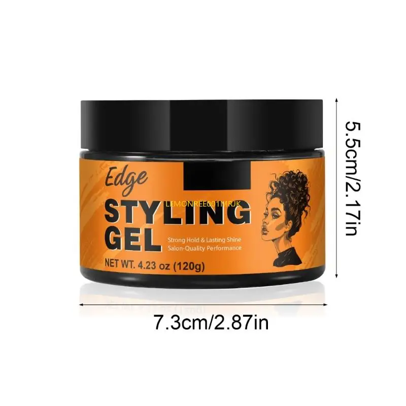M4YA Strong Hold Hair Gel Practical Hair Styling Gel Long Lasting Styling Easy to Use for Curly Straight Wavy